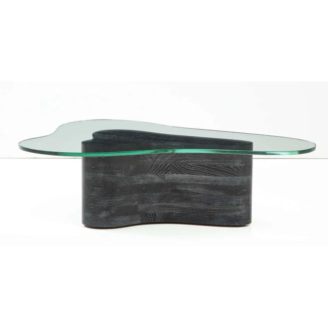 1960s 1960's Biomorphic Custom Made Cerused Oak Coffee Table For Sale - Image 5 of 13