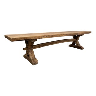 Monastery-Style Oak Table, 1950s For Sale