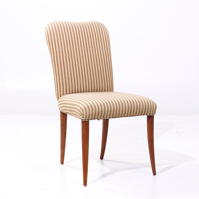 Late 20th Century t.h. Robsjohn Gibbings Style Baker Milling Road Dining Chairs - Set of 6 For Sale - Image 5 of 12