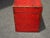 Lh20 Oriental Chinese Style Red Decorative Storage Box 11"Hx28" 1of2 For Sale - Image 11 of 12