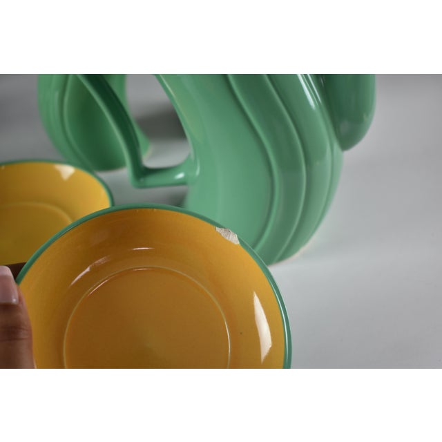 1985's Italian Ceramic Tea and Coffee Service by Massimo Iosa Ghini for Naj-Olea - 10 Pieces For Sale - Image 10 of 12