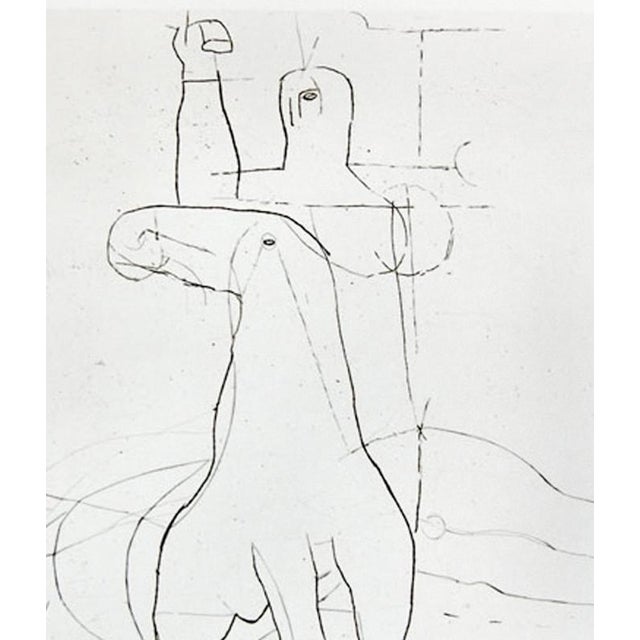 Modern Marino Marini, Jugglers II, Edition of 65, 1950, Etching For Sale - Image 3 of 5