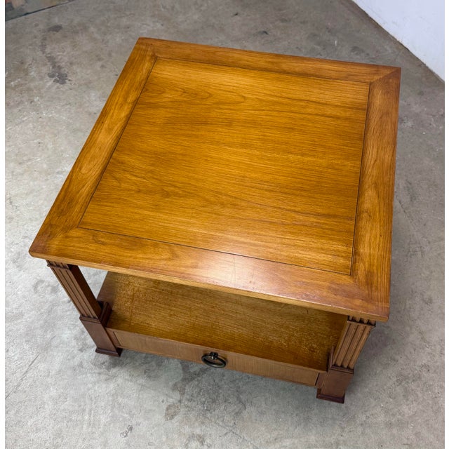 Baker Furniture Company Vintage Baker Furniture Regency / Neoclassical Side Table For Sale - Image 4 of 11