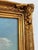 Sky Blue Vintage Signed Mountain Lake Landscape Oil Painting For Sale - Image 8 of 13