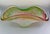 Pink Mid-Century Murano Pastel Swirls Zanfirico Organic Form Bowl For Sale - Image 8 of 13
