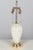 Seguso White Murano Glass Mid Century Lamp For Sale - Image 10 of 11