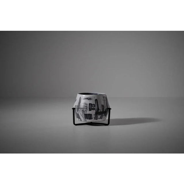 Large Ceramic Flower Pot by Victor Cerrato, Italy, 1960s For Sale - Image 5 of 12