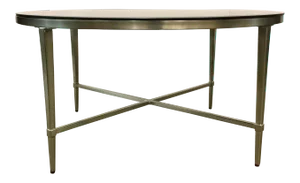 Modern Black Glass Cocktail Table