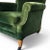 Textile Early 20th Century British Green Mohair Club Chair For Sale - Image 7 of 7