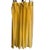 Textile Mid 20th Century Modern Geometric Yellow Sheer Curtains- A Pair For Sale - Image 7 of 11
