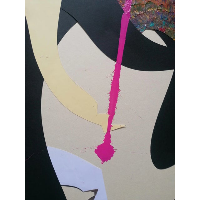 Early 21st Century Stefano Mazzolini, Picio, 2023, Collage on Paper For Sale - Image 5 of 6