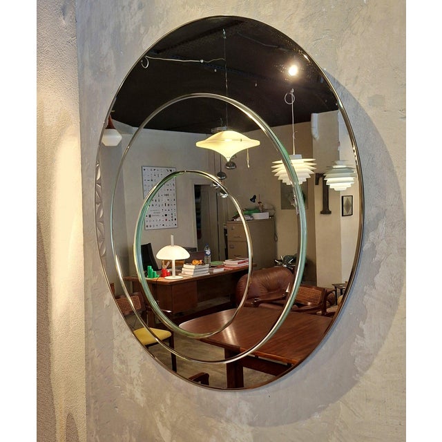 Mid-Century Modern Rimadesio Three Layered Mirror, 1970 For Sale - Image 3 of 5