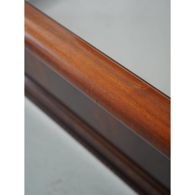 Hendredon Mahogany King-Size Sleigh Bed For Sale - Image 9 of 14