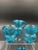 Mexican Vintage Mexican Blue Glass - 10 Pieces For Sale - Image 3 of 12