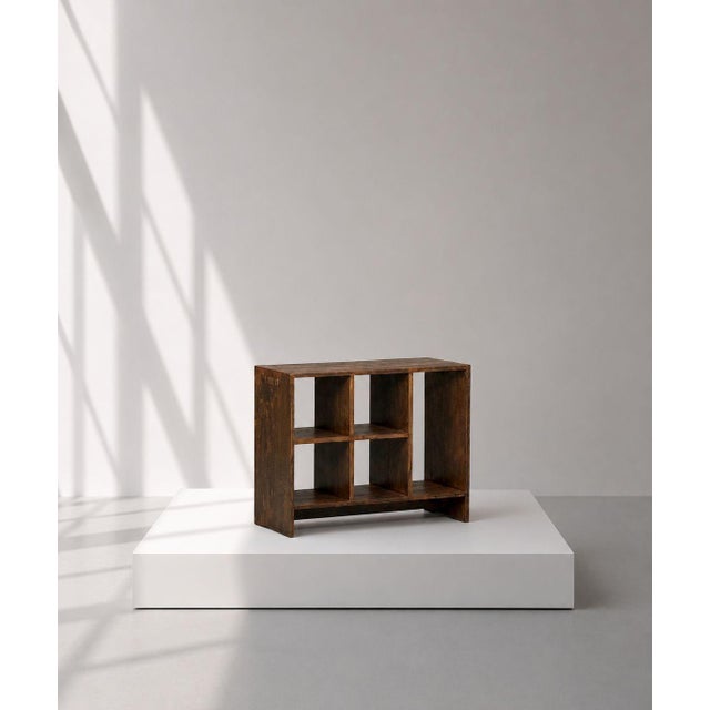 Pierre Jeanneret, French Mid-Century Modern, Teak, 5-Hole File Rack, Chandigarh, India c. 1960s Rare example of a model...