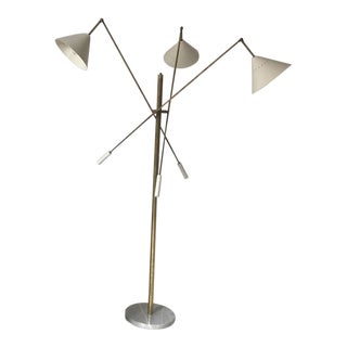 Italian Triennale Floor Lamp in the Style of 1960 Angelo Lelli (Arredoluce) For Sale