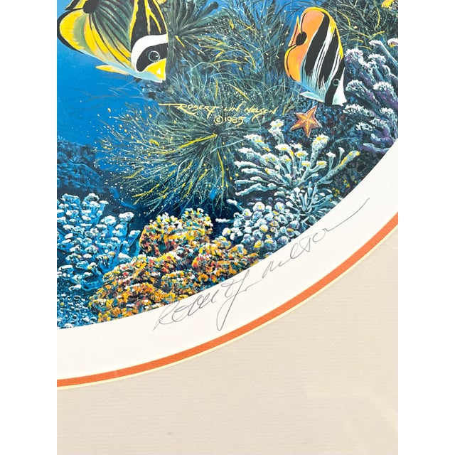 Robert Lyn Nelson “Always Summer” Dolphin Ocean Hawaii Framed Large Print For Sale - Image 4 of 9
