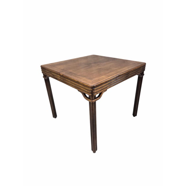 Vintage Chinoiserie Faux Bamboo Table by Baker Furniture Vintage table by Baker Furniture featuring Asian-inspired...