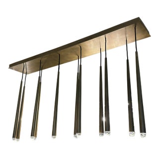 Jonathan Browning for Restoration Hardware Aquitaine Twelve Light Linear Chandelier For Sale