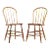 Pine Spindle Side Dining Chairs - Pair For Sale