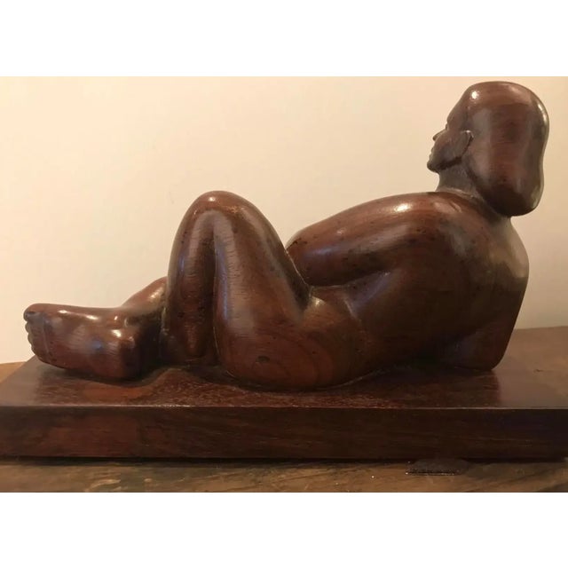 Modern 1945 Carl Roseberg Reclining Female Nude Sculpture For Sale - Image 3 of 9