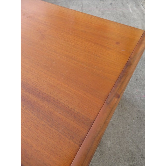 Mid Century Modern Swedish Walnut Coffee Table & Side Table Set For Sale - Image 9 of 18