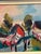 Louis Zelig, Boats in Fishing Village, 1950s, Oil on Panel, Framed For Sale - Image 16 of 18