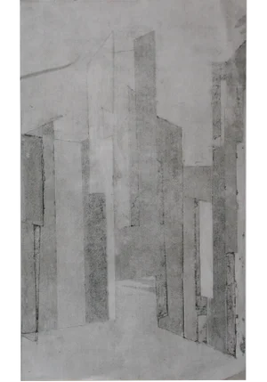 Abstract Graphic English Etching