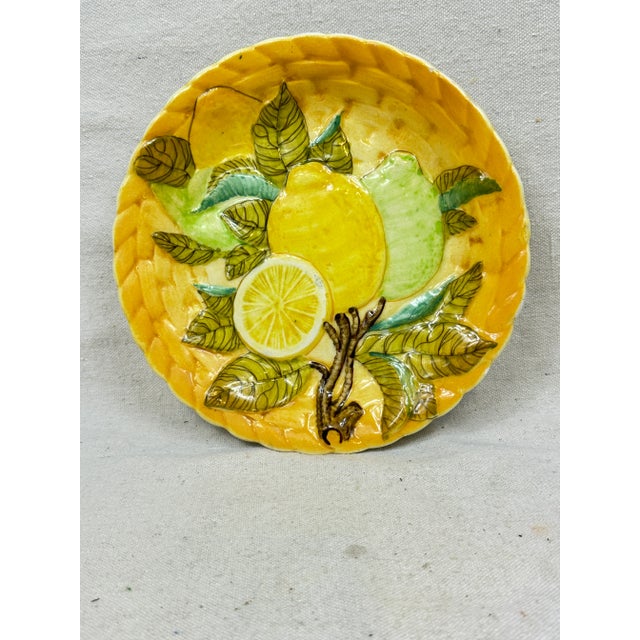 Vintage Ceramic Decorative Plate For Sale In New Orleans - Image 6 of 9