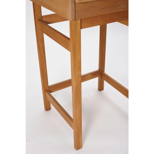 Oak Secretary Desk, Denmark, 1960s For Sale - Image 14 of 17