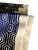 Art Deco Art Deco/Geometric Cut Velvet Fabric Remnant After Schumacher, 4.8 Yards For Sale - Image 3 of 15