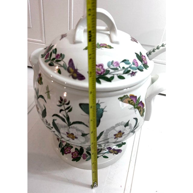 Large Vintage Portmeirion Botanical Garden Soup Tureen With Ladle For Sale - Image 11 of 12