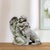 Rustic Angel with Dog Statue (Set of 2) For Sale - Image 3 of 3