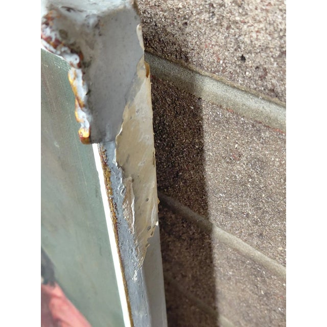 Framed Oil on Canvas Titled "Young Seated Girl Artist" For Sale - Image 16 of 16