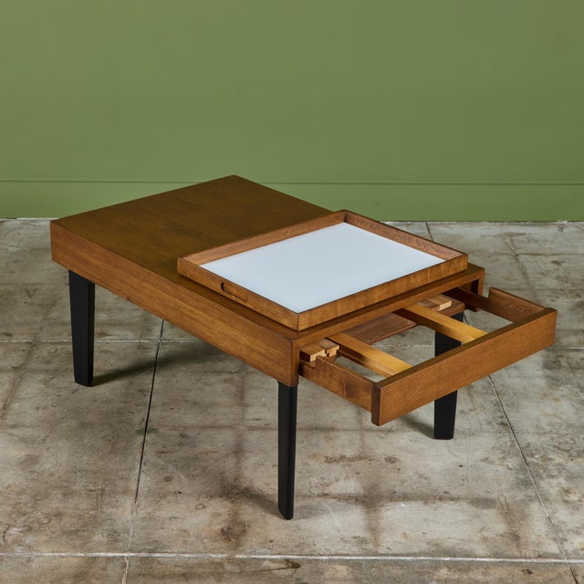 George Nelson Extendable Coffee Table with Removable Trays for Herman Miller For Sale - Image 13 of 16