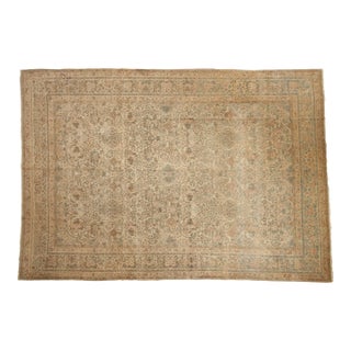 Vintage Distressed Kerman Carpet - 8'7" x 12'4" For Sale