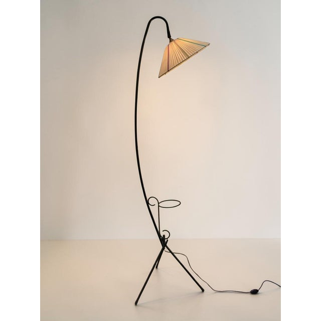 Vintage Tripod Reading Floor Lamp, France, 1950s For Sale - Image 9 of 9