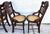 Antique Eastlake Victorian Style Walnut Cane Seat Side Dining Chairs Set of 4 For Sale - Image 11 of 13