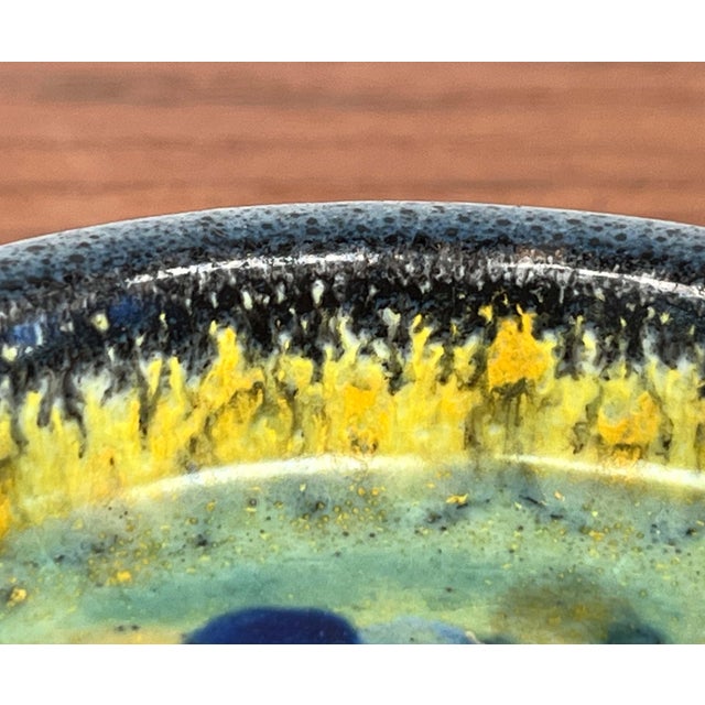 Ceramic Mid-Century Modern Danish Studio Pottery Bowl from Bangholm, 1960s For Sale - Image 7 of 16