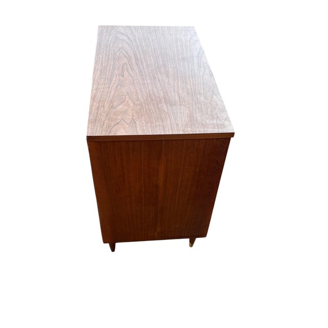Mid 20th Century Walnut Cabinet Laminate Top For Sale - Image 15 of 17