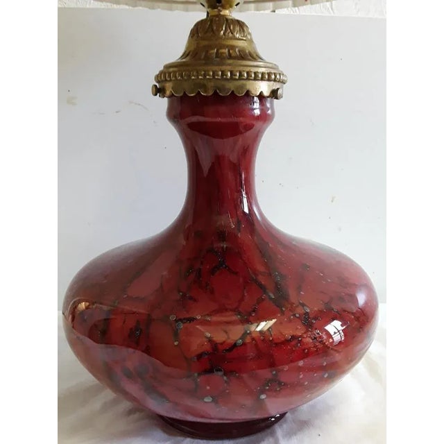 1930s Art Deco Icoral Table Lamp from WMF, 1930s For Sale - Image 5 of 8