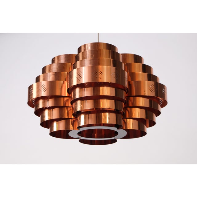 Metal Copper Pendant Lamp, 1970s For Sale - Image 7 of 7