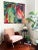 Who said they were looking for color? Cause I got it right here. How fab would this look in an industrial loft over a Mid-...
