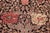 Art Nouveau William Morris Pak-Persian Black/Beige Wool Rug - 8'1'' X 10'5'' For Sale In New York - Image 6 of 9