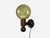 Amber 1960s Luxus Vittsjö, Impressive Wall Sconces, Dark Pine, Tinted Glass - Pair For Sale - Image 8 of 12