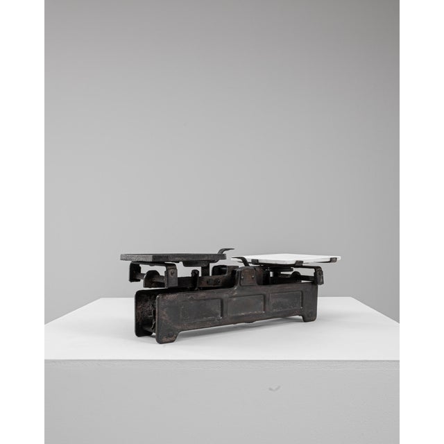 19th Century French Iron & Marble Scale For Sale - Image 18 of 18