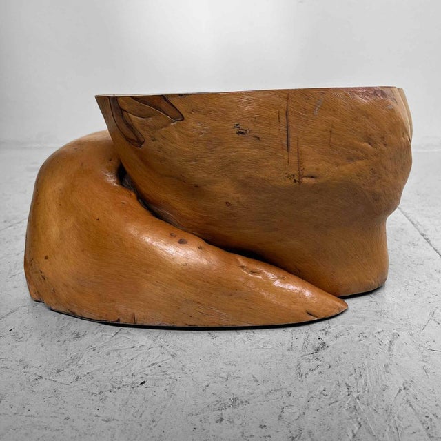 Japanese Burl Root Plant Stand, 1950s For Sale - Image 9 of 14