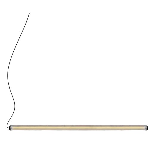 B 15 T H GR Transparent Glass Suspension Lamp by Jordi Veciana for Parachilna For Sale