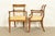 Kindel Furniture Style Regency Carved Walnut Armchairs, Pair For Sale - Image 12 of 15