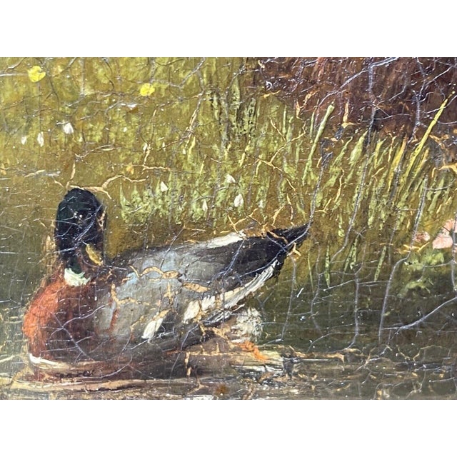 Antique Belgian Sheep Paintings Pair, Franz Van Severdonck Oil on Panel Pastoral Farm Scenes For Sale - Image 16 of 18